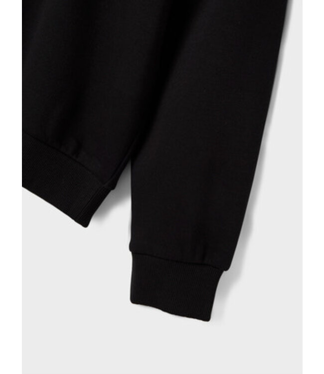 Name it winter sweater meisjes - zwart - relaxed fit - NkfOdika