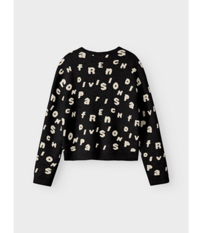 Name it winter sweater meisjes - zwart - regular fit, gebreid - NkfOline