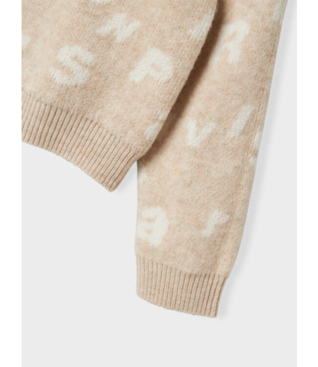 Name it winter sweater meisjes - beige - regular fit, gebreid - NkfOline