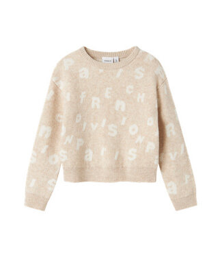 Name it winter sweater meisjes - beige - regular fit, gebreid - NkfOline