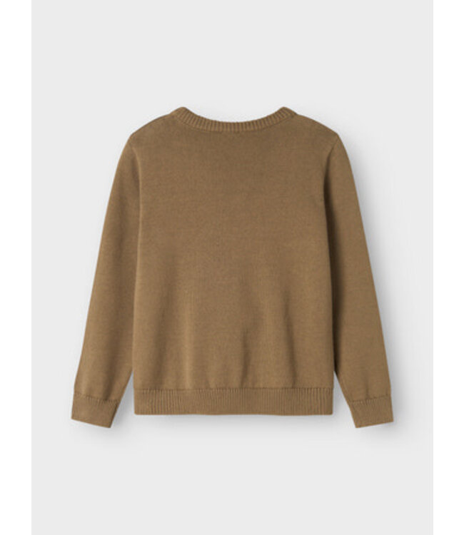 Name it winter sweater jongens - bruin - regular fit - NkmOtto