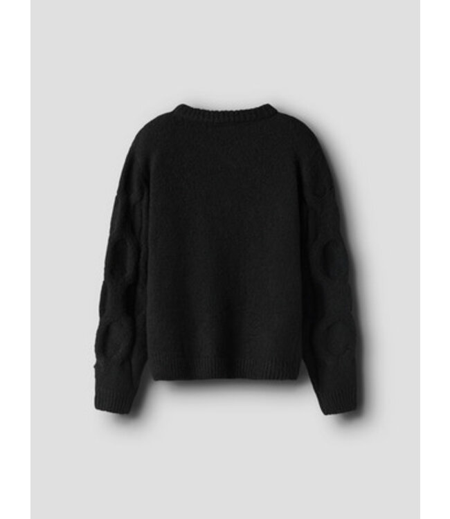 Name it winter sweater meisjes - zwart - regular fit, gebreid - NkfOlivia