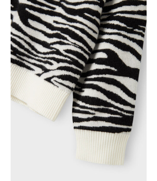 Name it winter sweater meisjes - zwart - oversize fit, gebreid - NkfOrkide