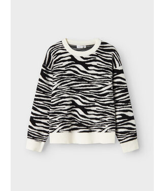Name it winter sweater meisjes - zwart - oversize fit, gebreid - NkfOrkide