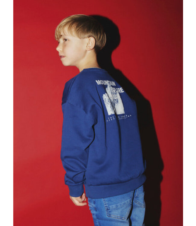 Name it winter sweater jongens - blauw - relaxed fit - NkmOrville