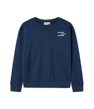 Name it winter sweater jongens - blauw - relaxed fit - NkmOrville