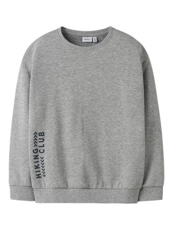 Name it winter sweater jongens - grijs - relaxed fit - NkmOrville afbeelding
