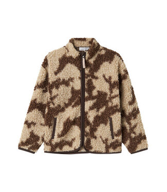 Name it winter vest jongens - bruin - regular fit, teddy - NkmOzias