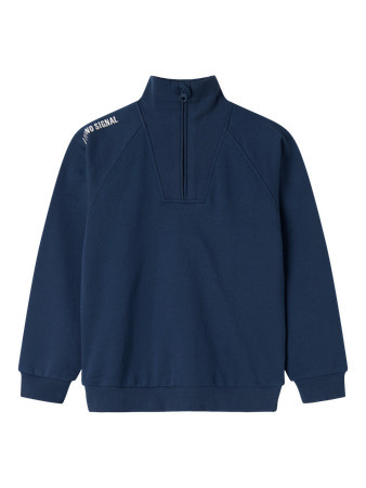 Name it winter sweater jongens - blauw - regular fit - NkmObie afbeelding