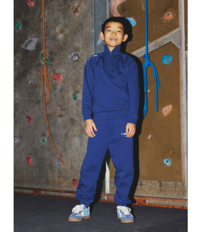 Name it winter sweat broek jongens - blauw - regular fit - NkmObie