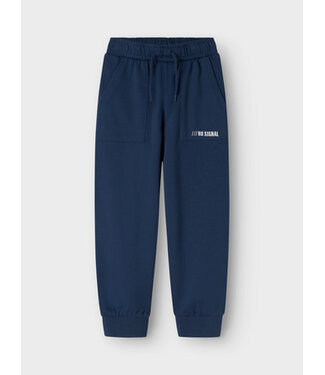 Name it winter sweat broek jongens - blauw - regular fit - NkmObie