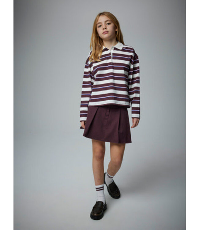 Name it winter rok meisjes - paars - NkfRose