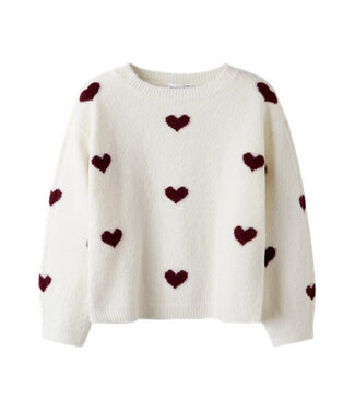 Name it winter sweater meisjes - wit - regular fit, gebreid - NkfOna