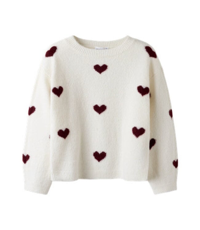Name it winter sweater meisjes - wit - regular fit, gebreid - NkfOna