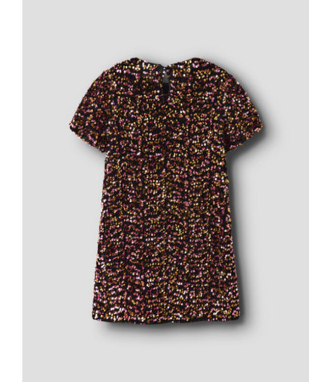 Name it winter jurk meisjes - goud - regular fit - NkfRunica