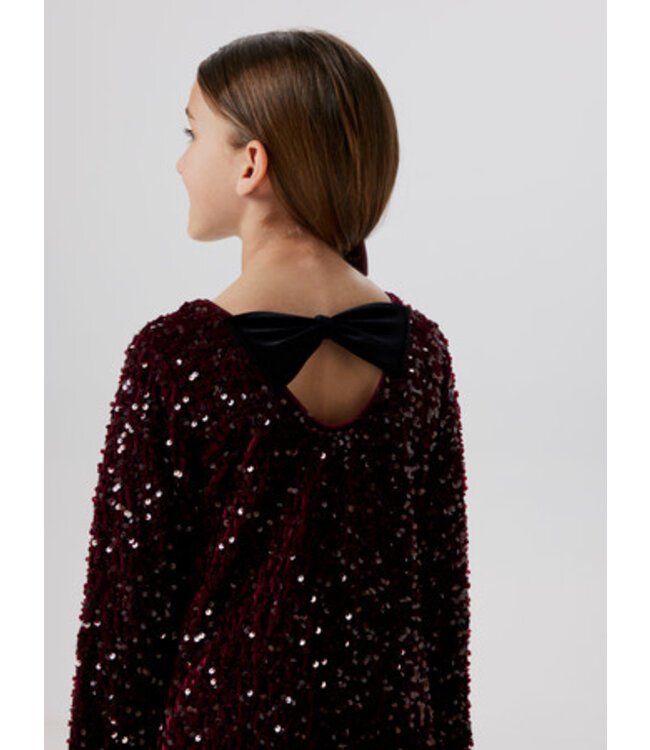 Name it winter jurk meisjes - paars - regular fit - NkfRusitta