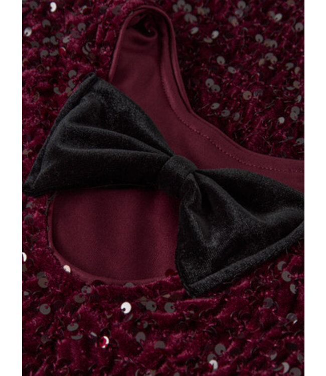 Name it winter jurk meisjes - paars - regular fit - NkfRusitta