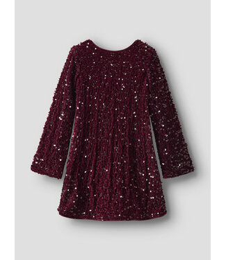 Name it winter jurk meisjes - paars - regular fit - NkfRusitta