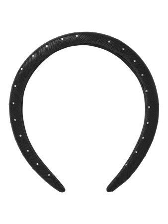 Name it winter haarband meisjes - zwart - NkfRiglitter