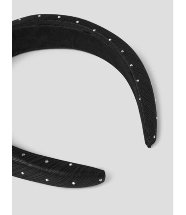 Name it winter haarband meisjes - zwart - NkfRiglitter