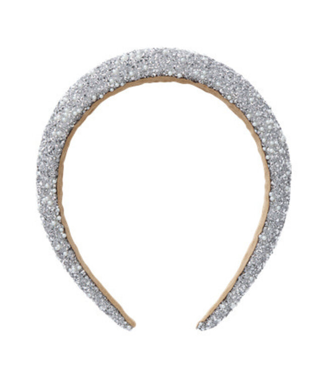 Name it winter haarband meisjes - grijs - NkfRillo