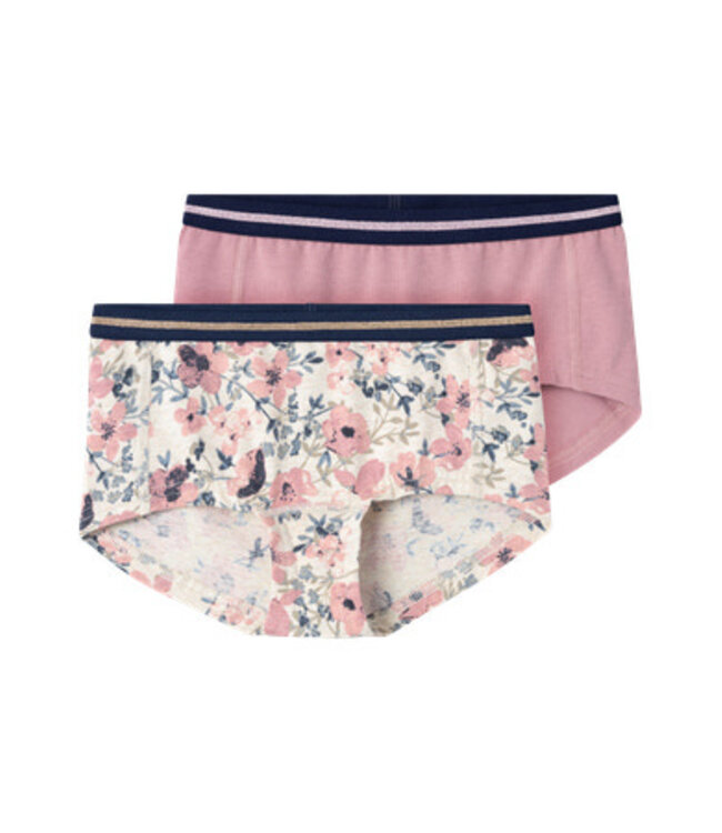 Name it winter ondergoed meisjes - paars - 2p top - NkfStrap