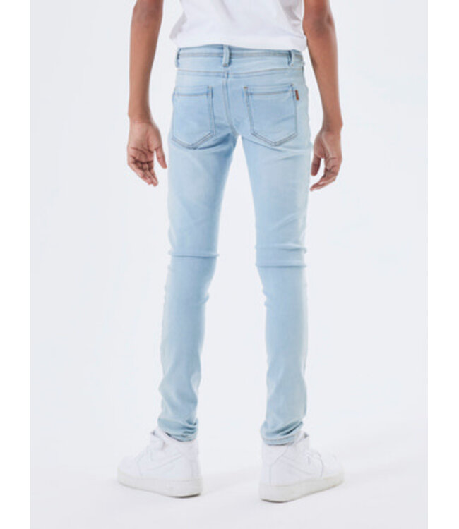 Name it winter jeansbroek jongens - blauw - xslim fit - NkmSilas