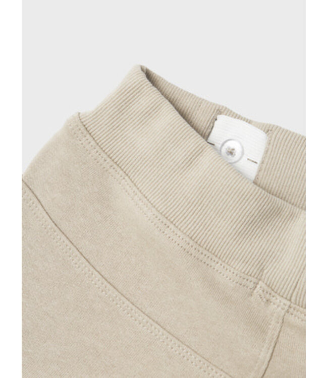 Name it winter sweat broek jongens - beige - regular fit - NkmVimo