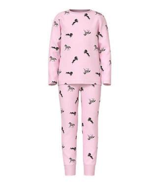 Name it winter pyjama meisjes - roze - NkfNightset