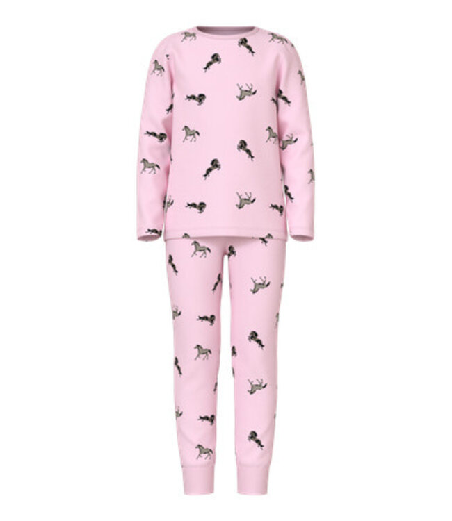 Name it winter pyjama meisjes - roze - NkfNightset