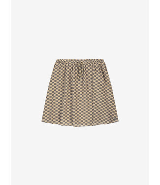Nik&Nik zomer rok meisjes - taupe / zwart - Bailey