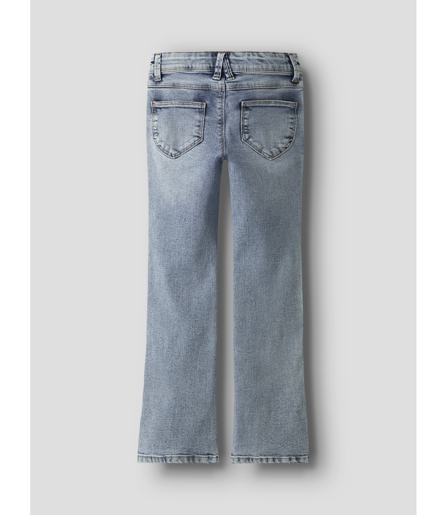Name it winter jeansbroek meisjes - blauw - bootcut fit - NkfPolly