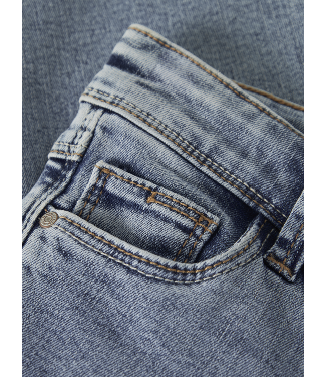 Name it winter jeansbroek meisjes - blauw - bootcut fit - NkfPolly