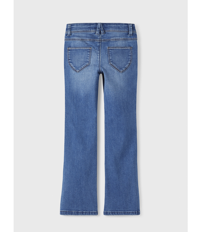 Name it winter jeansbroek meisjes - blauw - bootcut fit - NkfPolly