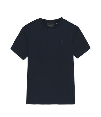 Lyle & Scott winter t-shirt jongens - donker navy blauw - Tonal