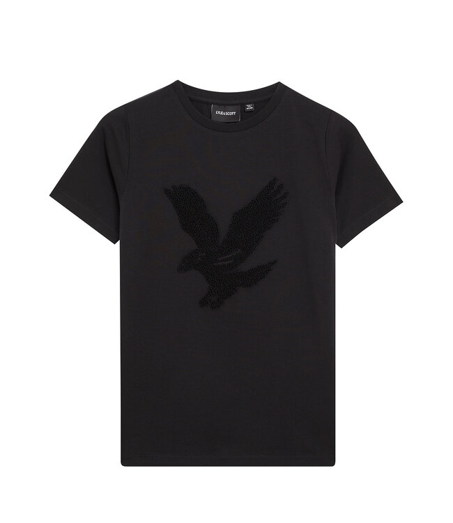Lyle & Scott winter t-shirt jongens - zwart