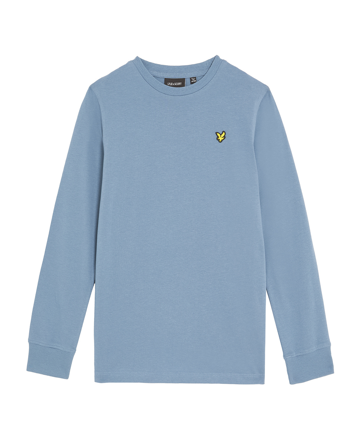 Lyle & Scott winter t-shirt jongens - blauw - longsleeve Lyle & Scott winter t-shirt jongens - blauw - longsleeve