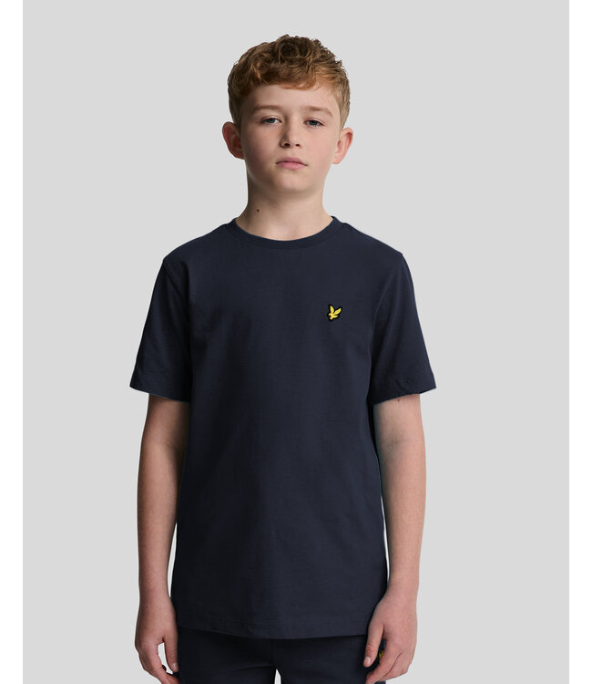 Lyle & Scott winter t-shirt jongens - navy blauw