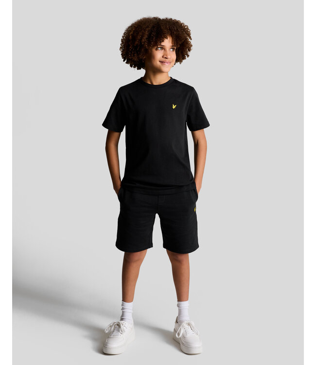 Lyle & Scott winter t-shirt jongens - zwart