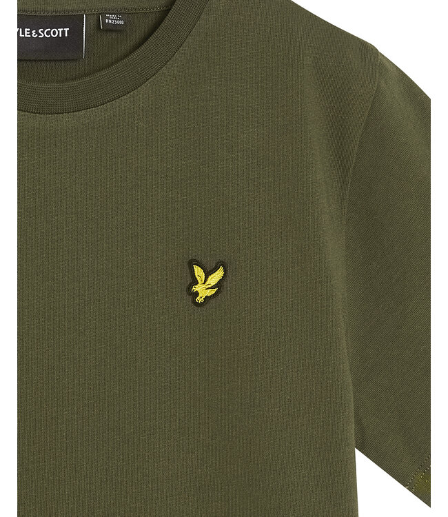 Lyle & Scott winter t-shirt jongens - donker groen