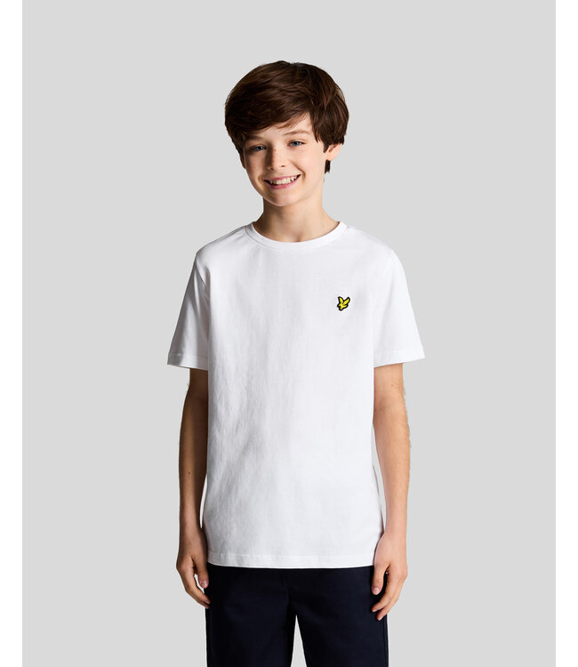 Lyle & Scott winter t-shirt jongens - wit