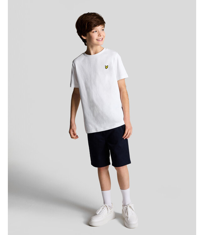 Lyle & Scott winter t-shirt jongens - wit