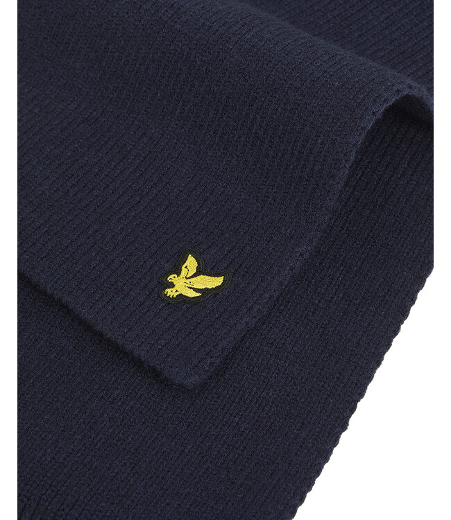 Lyle & Scott winter sjaal jongens - donker navy blauw