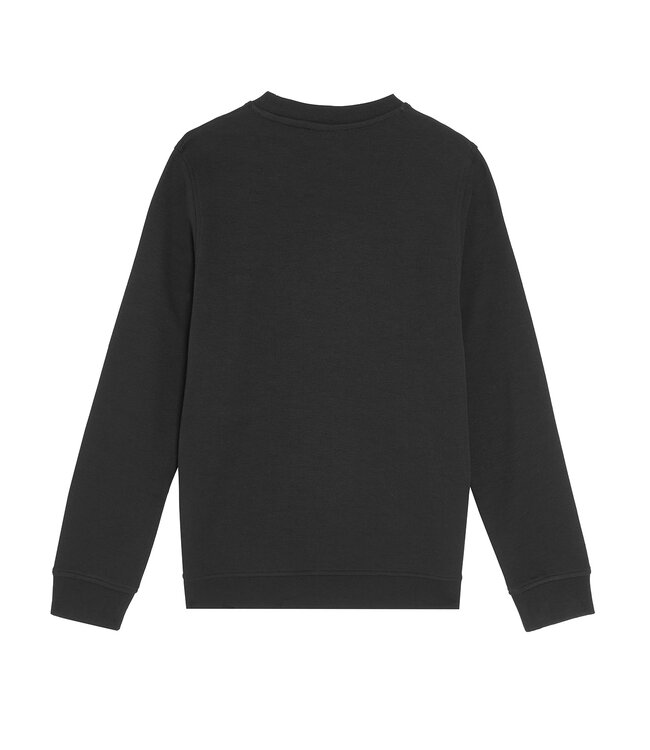 Lyle & Scott winter sweater jongens - zwart - geborduurd