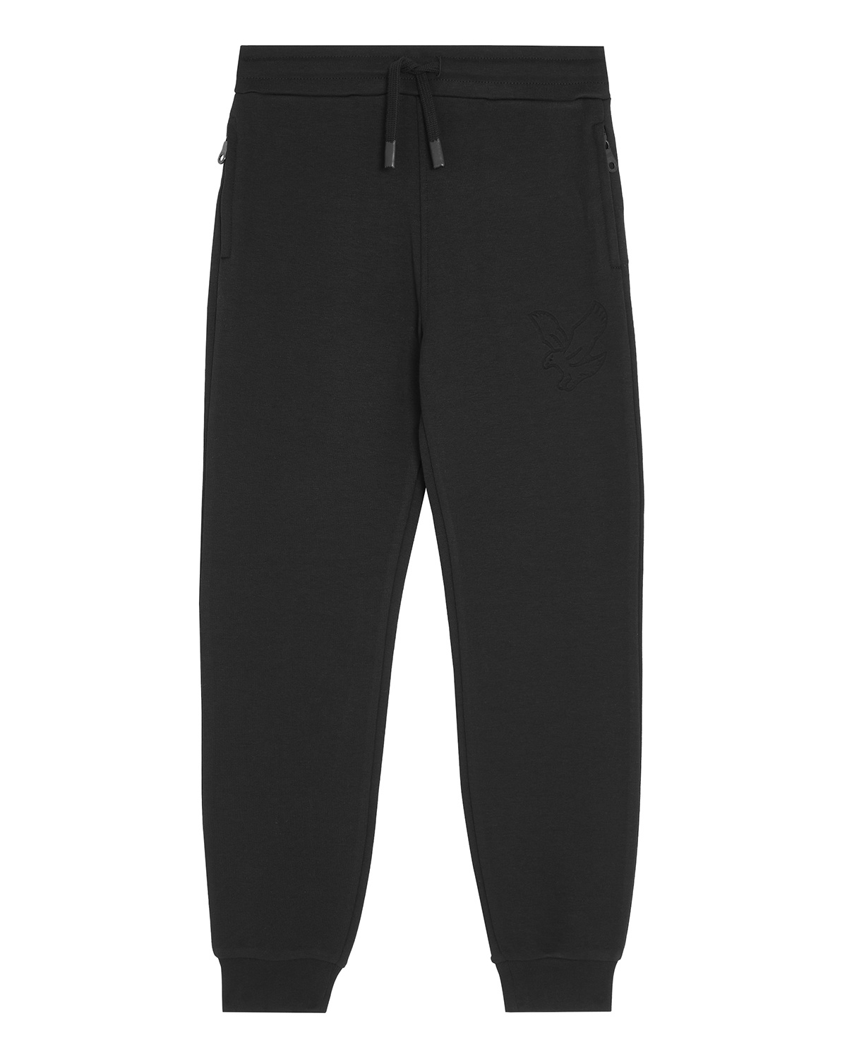 Lyle & Scott winter sweat broek jongens - zwart - geborduurd afbeelding