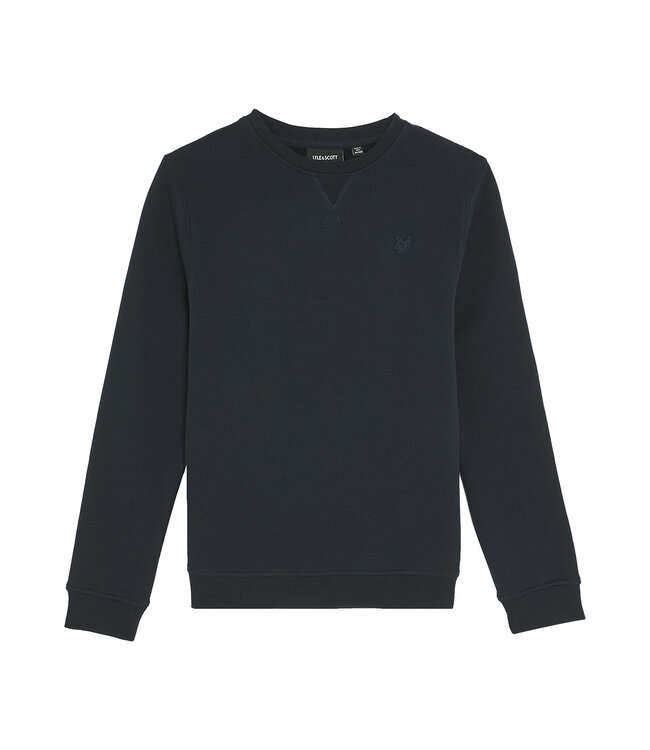 Lyle & Scott winter sweater jongens - donker navy blauw - Tonal