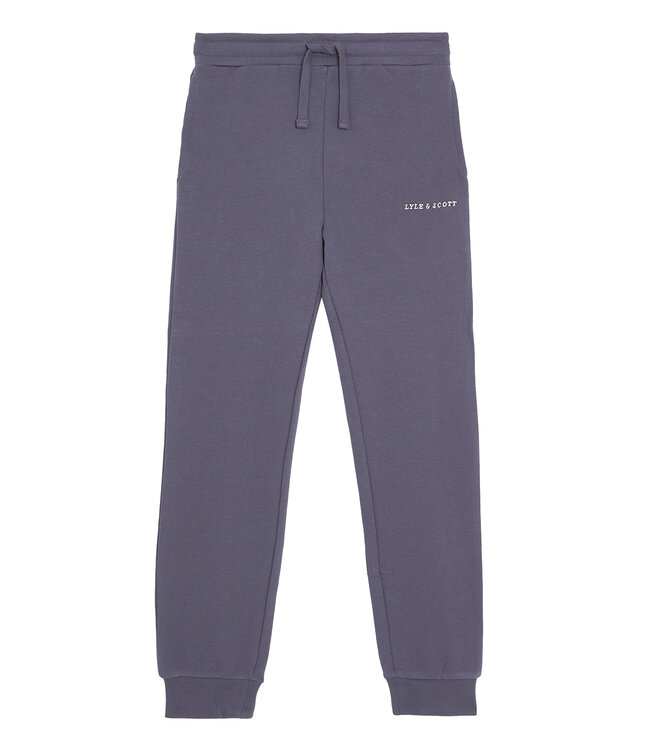 Lyle & Scott winter sweat broek jongens - donker blauw - Script - geborduurd