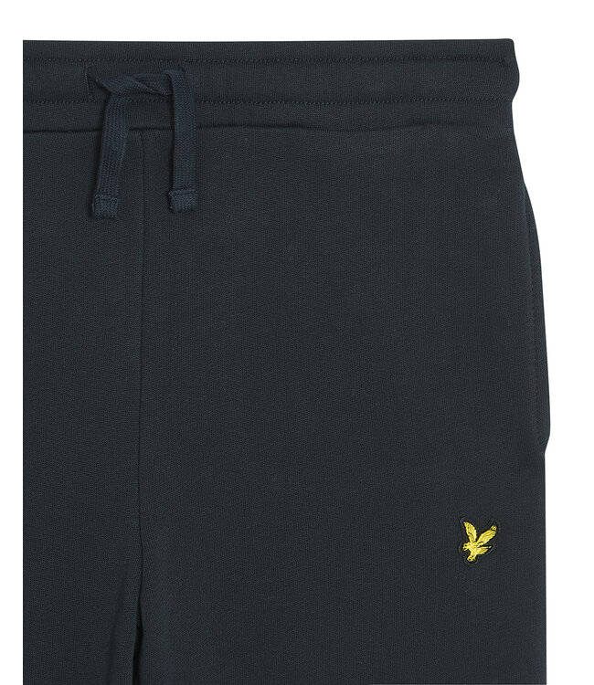 Lyle & Scott winter sweat broek jongens - donker navy blauw - brush