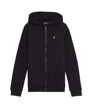 Lyle & Scott winter vest jongens - zwart - capuchon