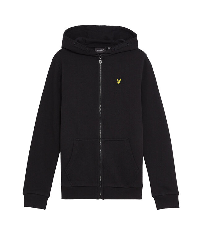Lyle & Scott winter vest jongens - zwart - capuchon
